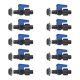 50 Registro Inicial 16mm Rosca + Chula Mangueira Gotejadora