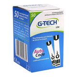 50 Tiras De Teste Glicemia P/ G-tech Lite