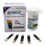 50 Tiras Reagente De Glicose Free1 Gtech