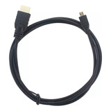 50 Unid. Cabo Micro Hdmi P/ Hdmi 1,8m 4k Versão 2.0 Rasp Pi4