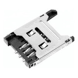 50 Unid. Leitor Conector Slot Sim-card Chip 6pinos Smd