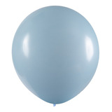 50 Unidades - Pequeno Tamanho 5 - Balão - Bexiga Azul Claro