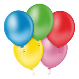 50 Unidades - Tamanho 5 - Balão - Bexiga Sortido Colorido