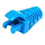 50 Unidades De Capa Snap In Para Rj45 Azul Claro