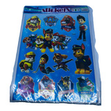 50 Adesivos sticker Grandes Infatil Patrulha Canina