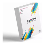 50 Adesivos Vinil Branco Fosco Impressora Laser Adespan A3