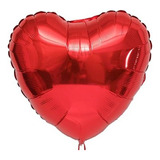50 Balão Coração Vermelho 22cm Decoração