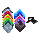 50 Bandanas Estampadas Escolha As Cores Lenço Atacado