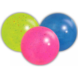 50 Bolão De Praia Confete Coloridas 37cm Bolas Grande Festa