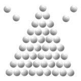 50 Bolinhas Bolas Pebolim Totó Fla Flu Snooker Bilhar Sinuca