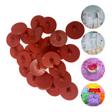 50 Botões Plástico De Pressão Ritas Botão Colorido Rita 12mm Cor Botão Rita Coral