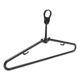 50 Cabides Antifurto Fixo Hotel Preto Clássico Inteligente D