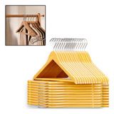 50 Cabides De Madeira Adulto 1 Linha Atacado Roupa