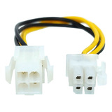 50 Cabo Extensor Fonte 4 Pinos Alimenta Processador Atx 15cm