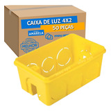 50 Caixa De Luz 4x2 Reforçada P Tomada Interruptor Embutir Meu Ape Store
