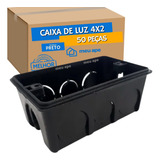 50 Caixa De Luz 4x2 Reforçada P Tomada Interruptor Embutir