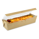 50 Caixas De Cachorro Quente Hot Dog Antivazamento Kraft