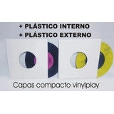 50 Capas Disco Vinil Compacto plástico Colecionador Raro