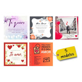  50 Cartão Amor Aniversário Atacado Sem Envelopes Presentes