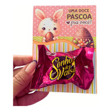 50 Cartões Lembrancinha Para Chocolates Mimo Brinde