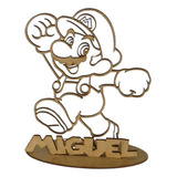 50 Centro De Mesa Mdf Cru Super Mario Decoração De Festas