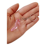 50 Chaveiro Sapato Acrílico Rosa Dia Internacional Da Mulher