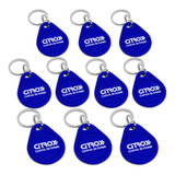 50 Chaveiro Tag Proximidade Rfid 125 Khz Citrox Ppa Cx 7402 Cor Azul