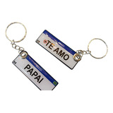 50 Chaveiros Dia Dos Pais Placa Personalizado Lembrancinha