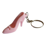 50 Chaveiros Sapatinhos Cor De Rosa Lembrança Dia Da Mulher