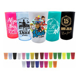 50 Copos Twister 400ml F Acrílico Personalizados