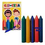 50 Cxs Mini Giz De Cera 05 Cores