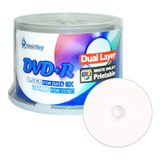 50 Dvd r Dl Smartbuy Printable Dual Layer 8 5gb Ritek