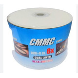 50 Dvd R Mídia Dual Layer 8 5 Gb Cmmc Printable Lacrado Dl
