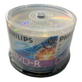50 Dvd r Philips 4 7 Gb 120min 1 8x Virgem Original
