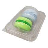 50 Embalagens Para Macarrons 2 Cavidades Tipo Blister