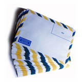 50 Envelope Carta Modelo Retrô Correios