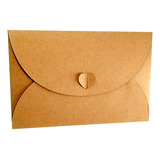 50 Envelopes 10x15cm Kraft Branco Para Convite Eventos