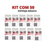 50 Esponja Mágica Bucha Melamina Multiuso Tira Limpa Mancha