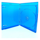50 Estojo Capa Caixa Box Bluray Azul Amaray Filme Jogos Bd