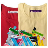 50 Etiquetas Termocolante 5x1cm Uniforme Escolar Nãocraquela