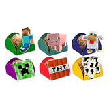 50 Forminhas Minecraft P Docinho De Festa Infantil
