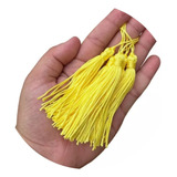 50 Franja Pingente Tassel Seda 8cm Escolha A Cor Atacado