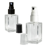50 Frascos 30ml Spray De Vidro Para Amostra De Perfume