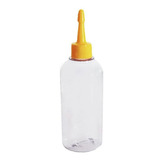 50 Frascos Plástico Para Refil Tinta 100 Ml Bico Aplicador