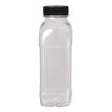 50 Garrafa Pet Plástica Tampa Com Lacre 300ml Descartavel