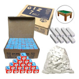 50 Giz Azul 100 Giz Branco Taco Bilhar Sinuca Snooker