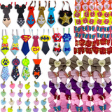 50 Gravatas Pet 100 Lacinhos Para Pet Shop Laço Pet Atacado