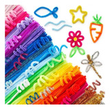 50 Haste De Chenille Escolha As Cores Limpador De Cachimbo
