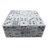 50 Jogo De Dados 20mm 2cm Euclides Jordão C Cor Branco