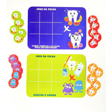 50 Kit Jogo Da Velha Dentinho Dentista Odontopediatria Dente